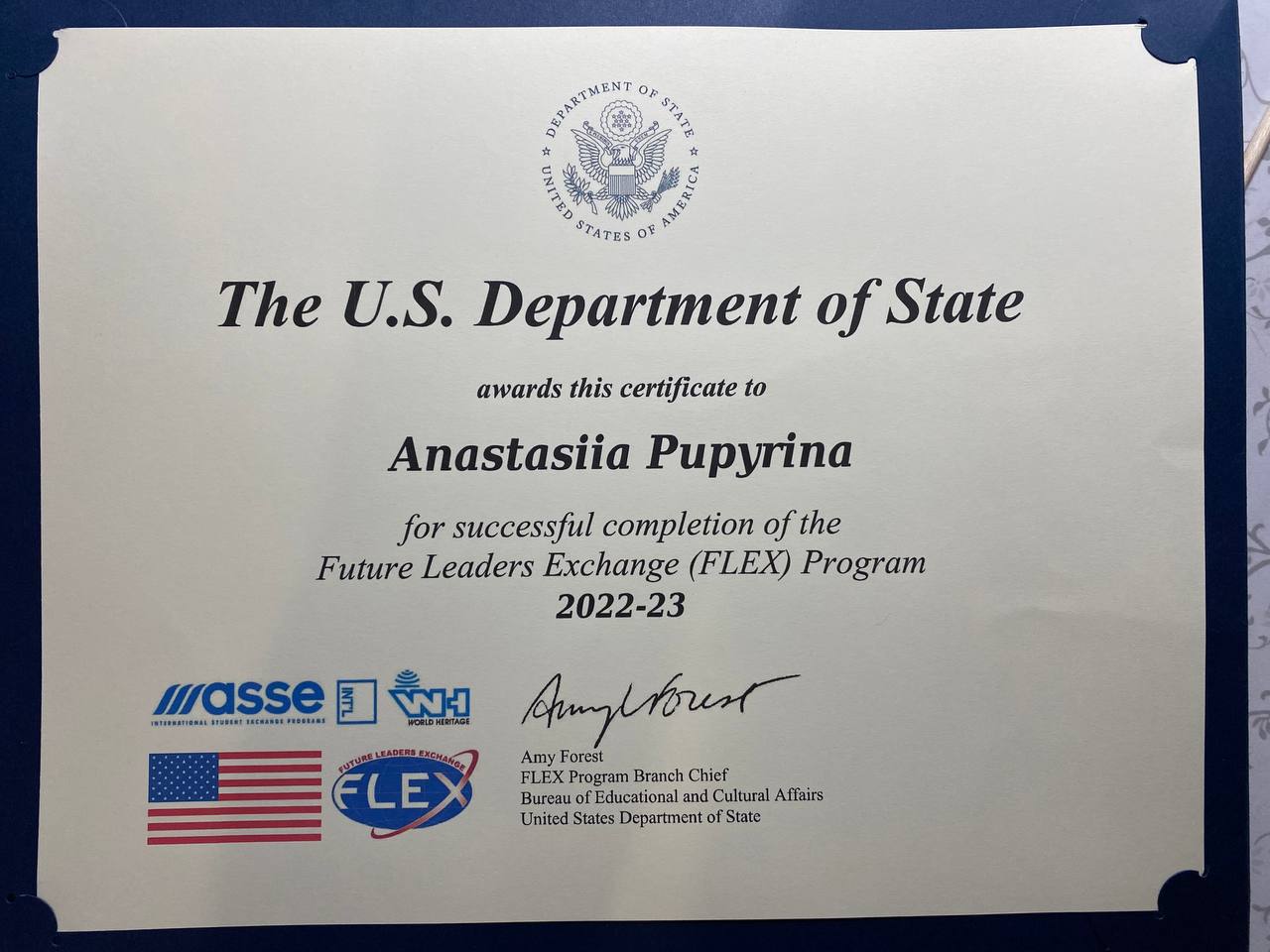 FLEX Alumni Diploma